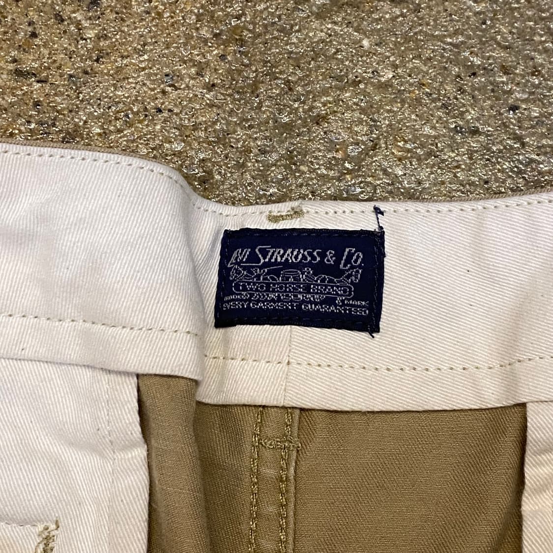 빈티지 리바이스 베이지 면바지 상품이미지3