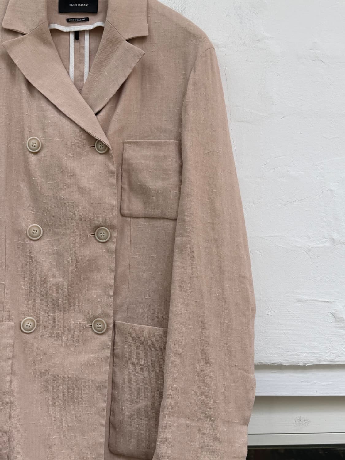 Isabel Marant 이자벨 마랑 린넨 블렌드 더블 블레이저 36 상품이미지3