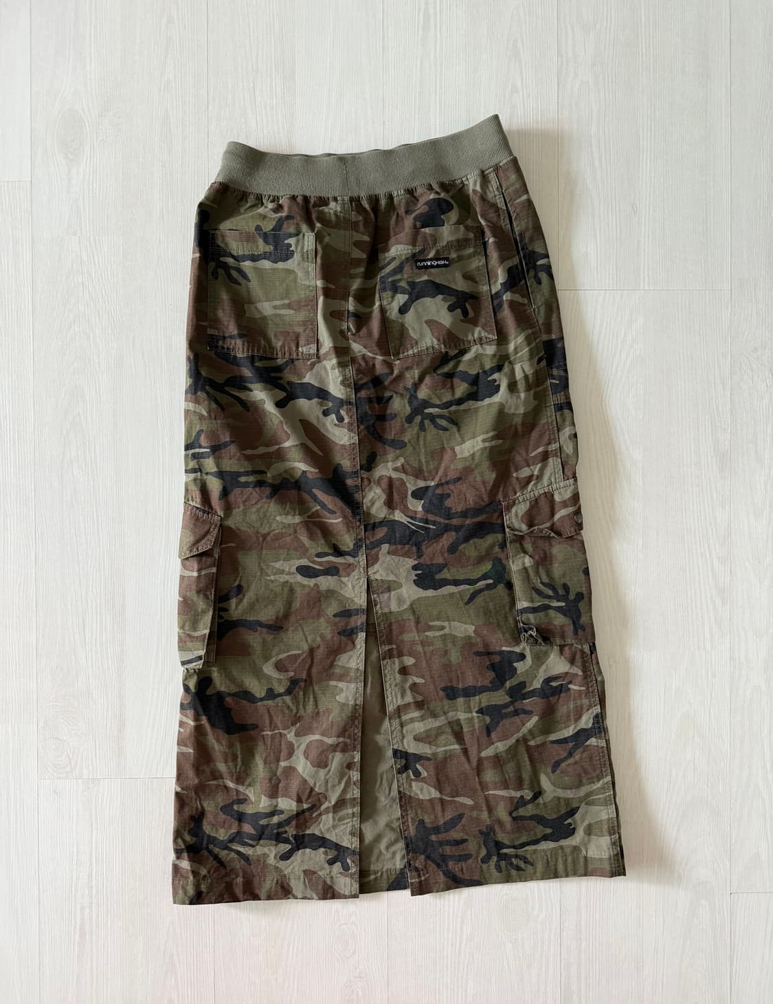 러닝하이 카모 롱스커트 상품이미지2