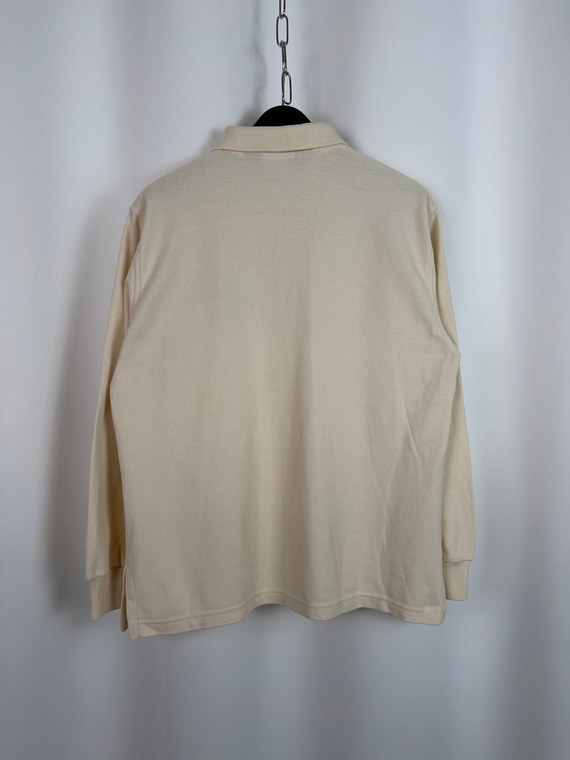 a540) 90s 버버리 롱슬리브 카라티 상품이미지4