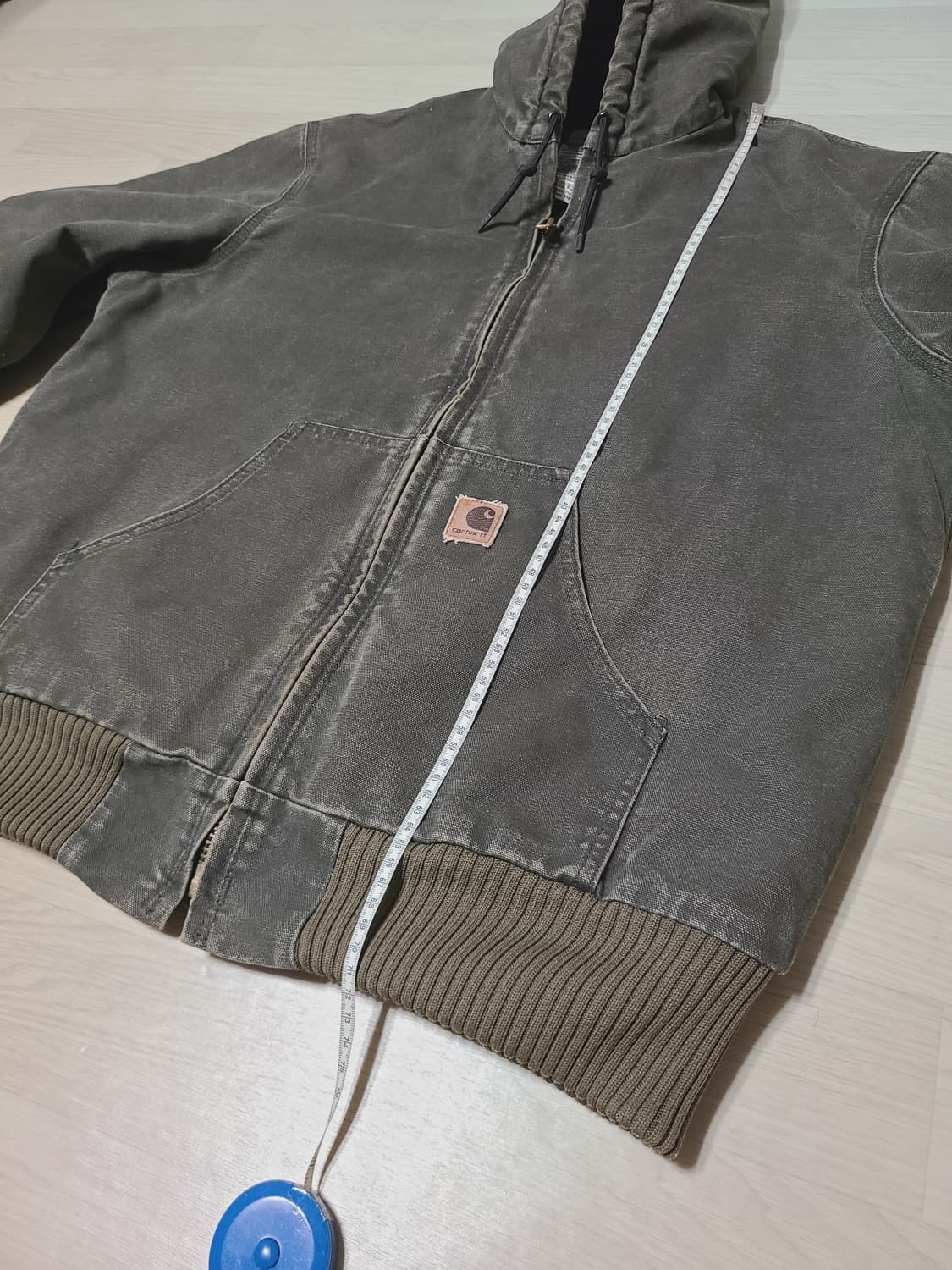 [M] 칼하트 j130 mos 모스그린 액티브 자켓 판매 상품이미지9