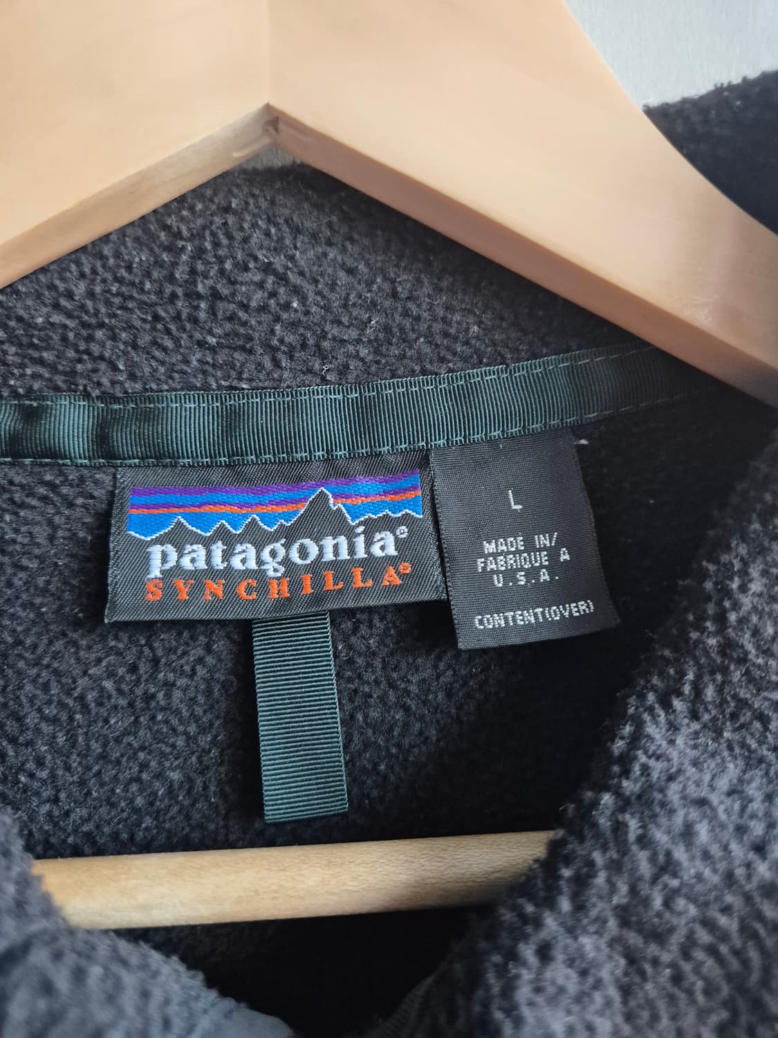 Patagonia 파타고니아 90s 신칠라 블랙 상품이미지3