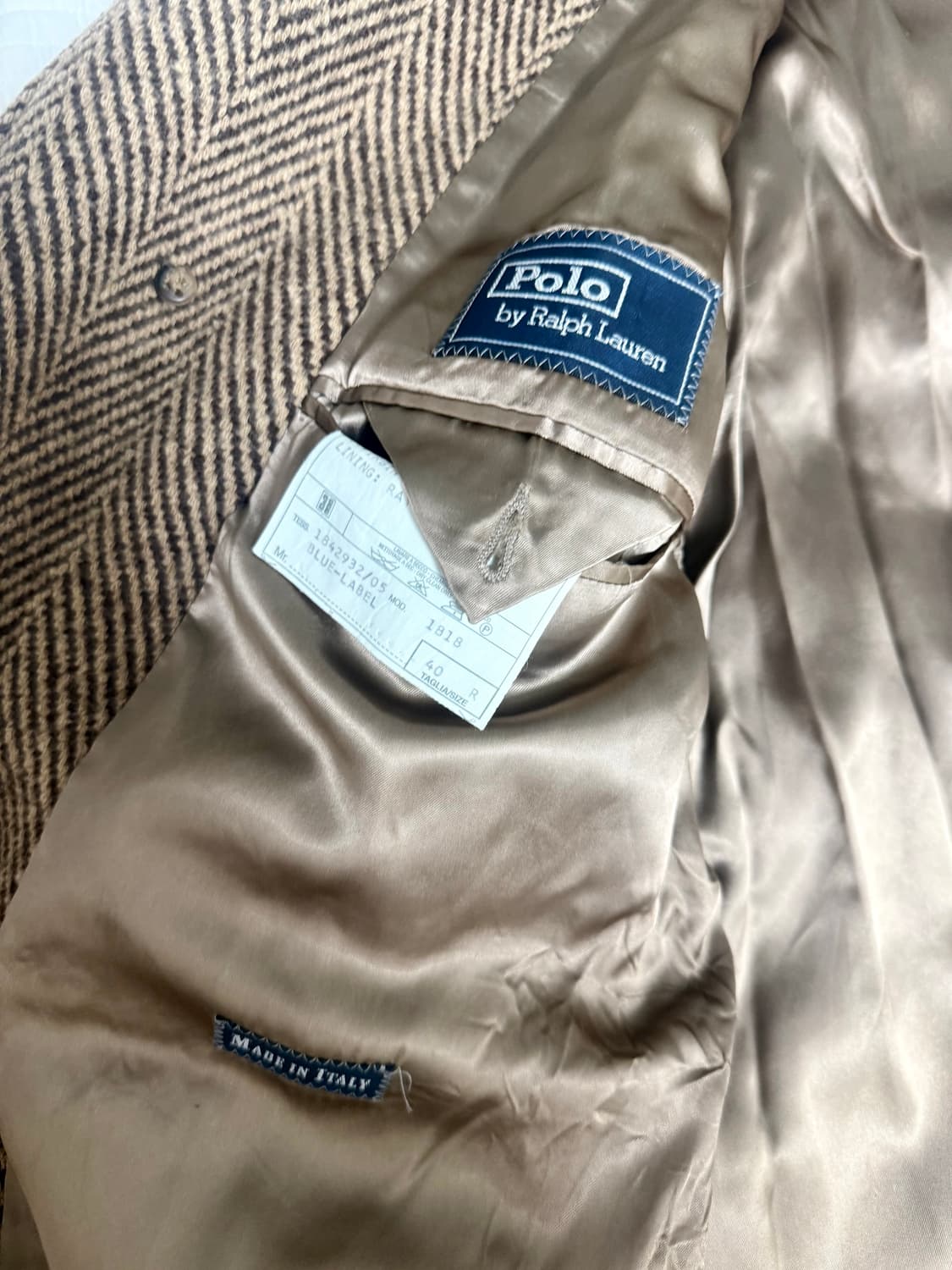 Polo Ralph Lauren 헤링본 울코트 상품이미지4