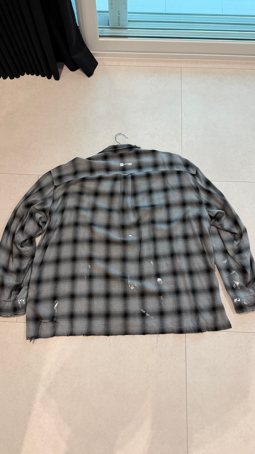 홈리스 hommless 레이온 셔츠 블랙 2사이즈 상품이미지7