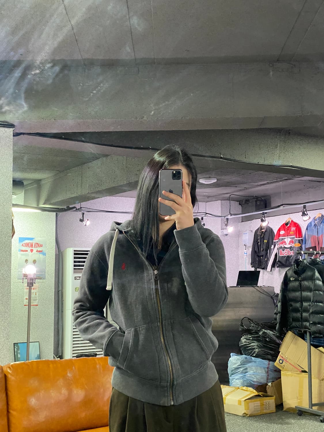 폴로 랄프로렌 포니 스웻 후드 집업 B3408 상품이미지1