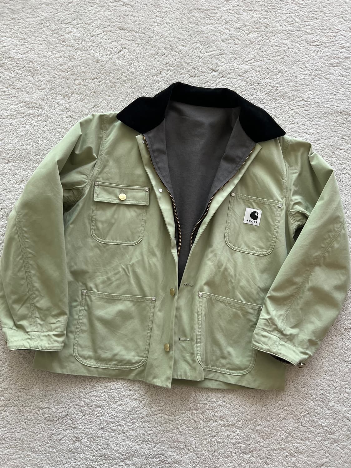 사카이 x 칼하트 리버서블 워크 자켓 상품이미지3