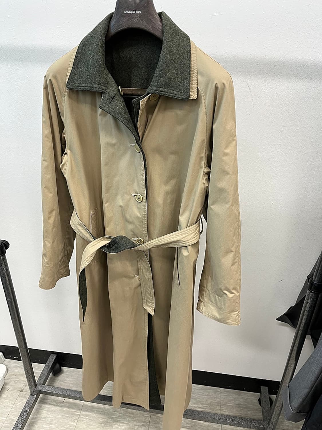 100) 비앙카 이태리 리버시블 트렌치코트  상품이미지1