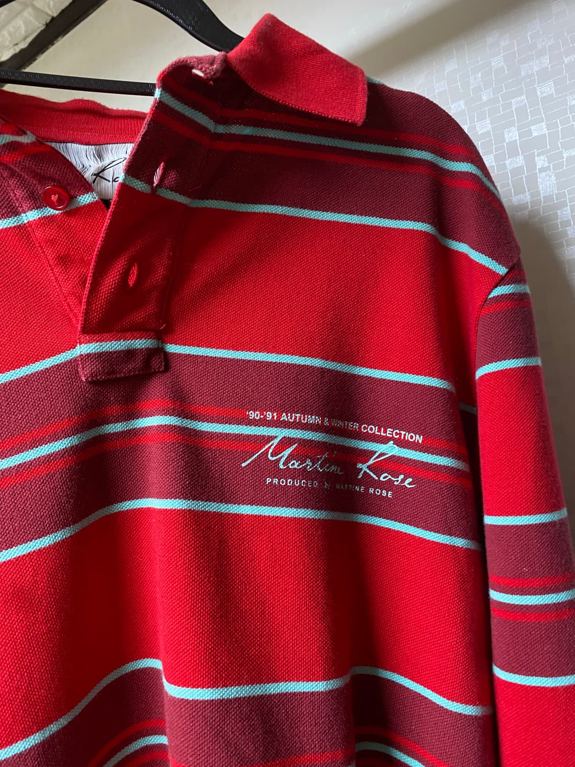 마틴로즈 스트라이프 pk 폴로 롱슬리브 상품이미지3