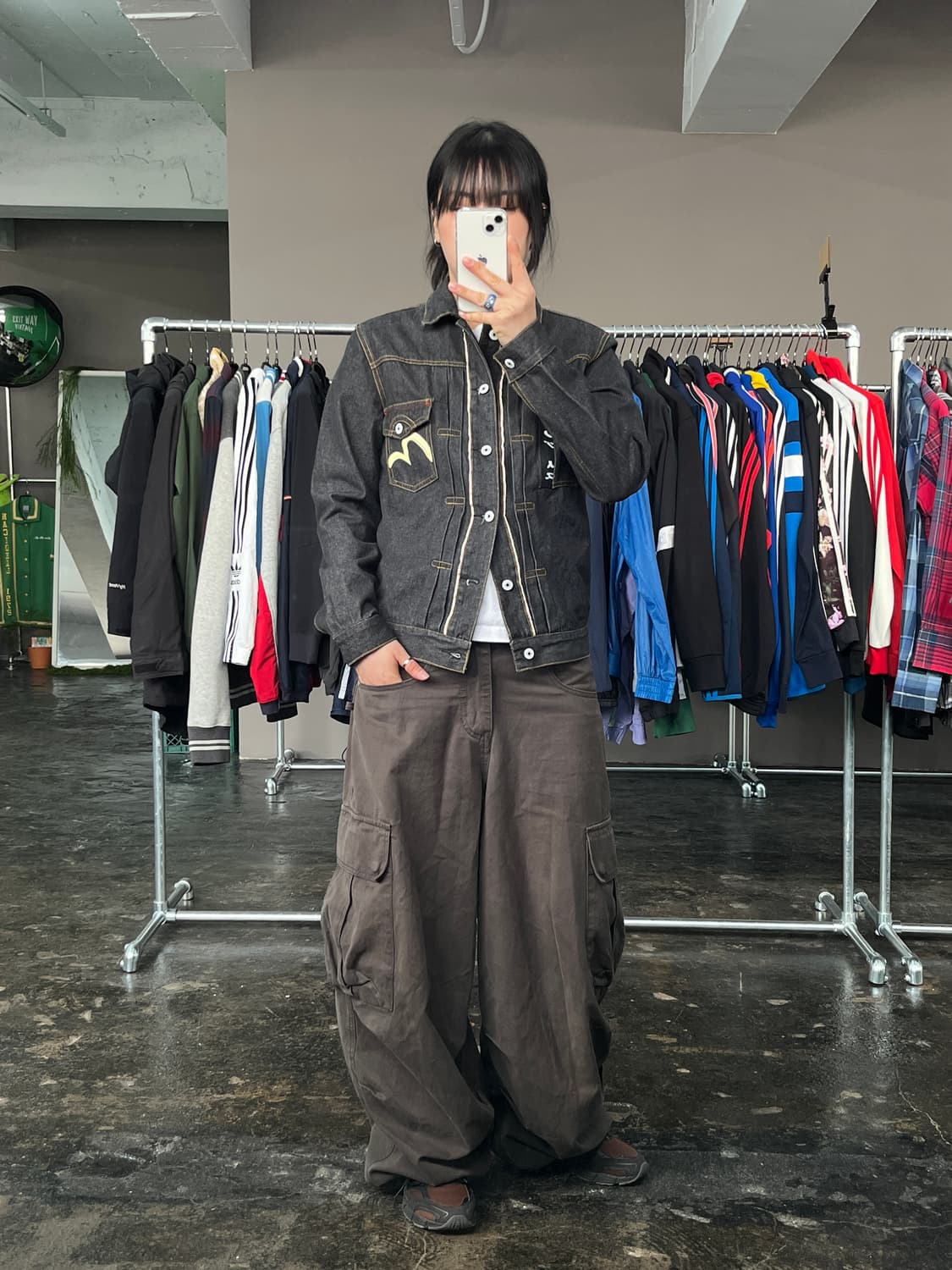 EVISU 트러커 데님 자켓  상품이미지4