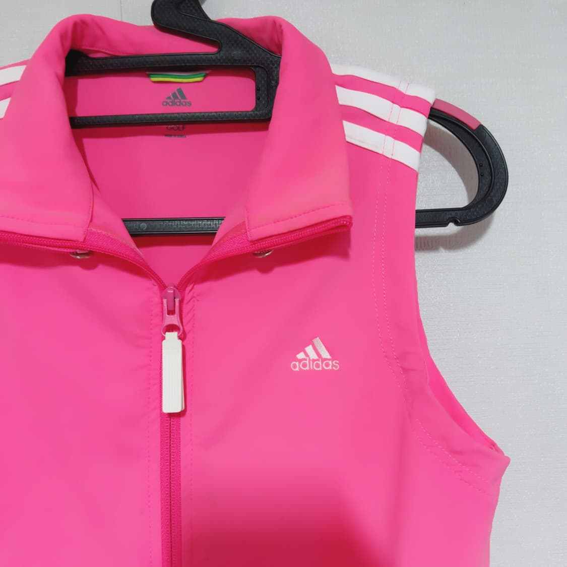 아디다스 연핑크 올드스쿨 블로콕어 하이틴 여름 조끼 상품이미지5