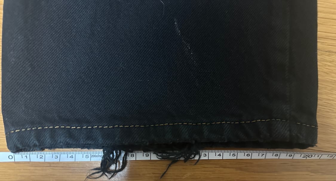 [38/32] 리바이스 550 블랙 데님 상품이미지6