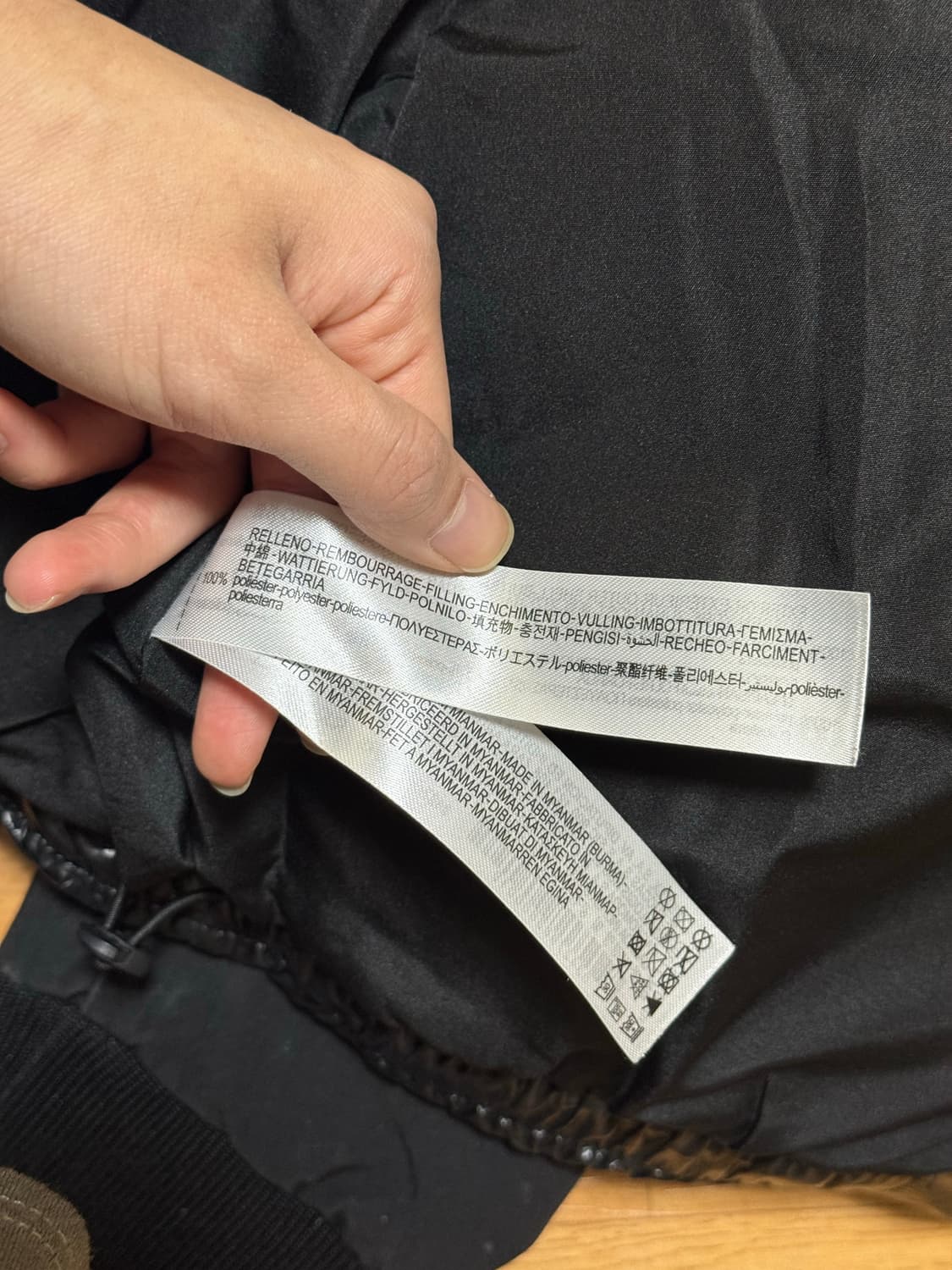 자라 레더 패딩 상품이미지7