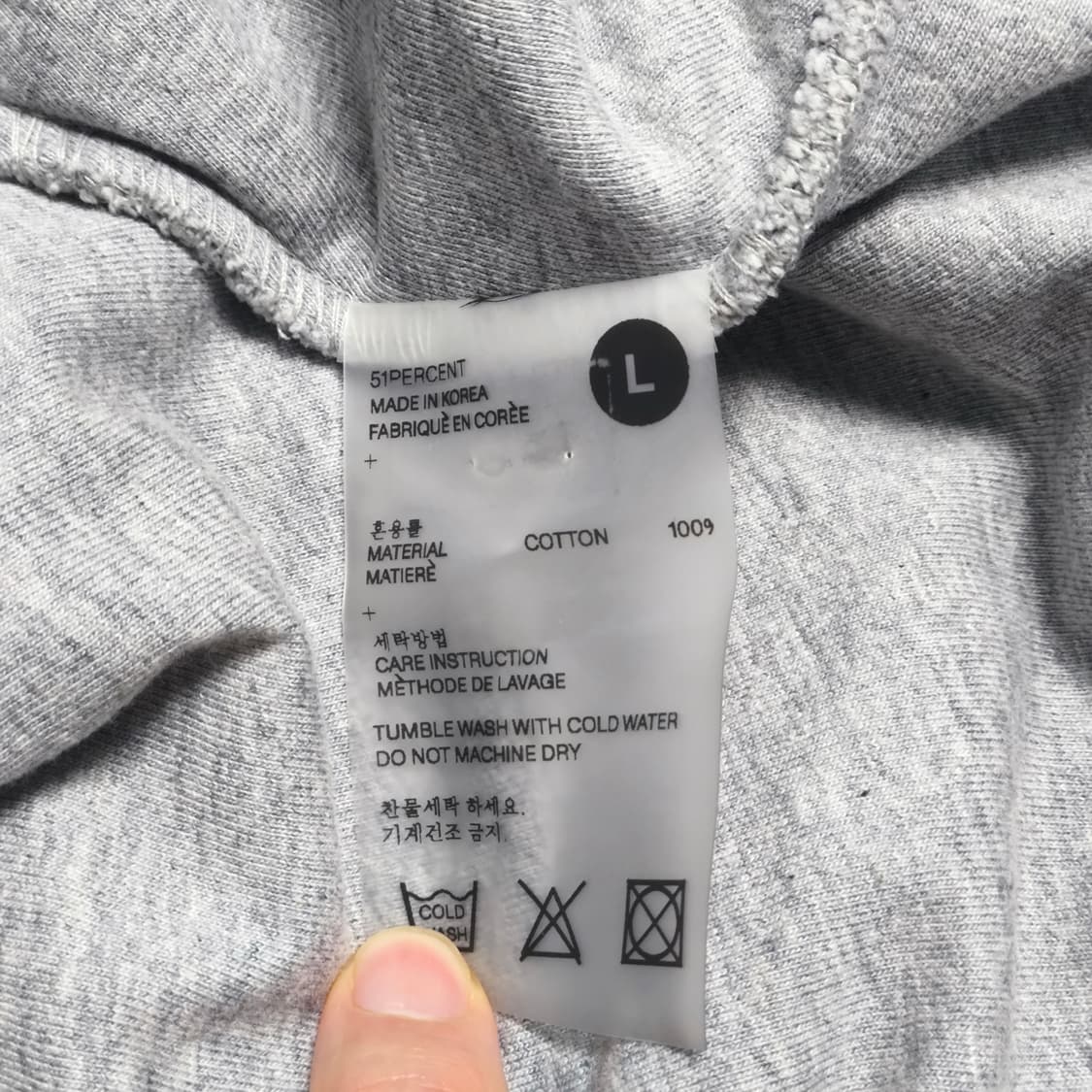 [L] 51PERCENT 데빌 래프 후디 상품이미지7