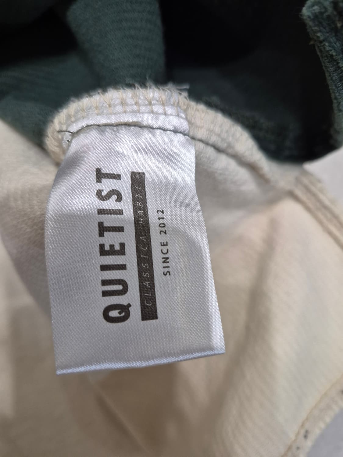 콰이어티스트(QUIETIST) 코듀로이 컬러 블록 셔츠 자켓 (L) 상품이미지6