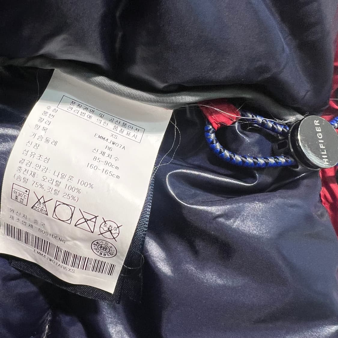 타미힐피거 구스 조끼패딩 xs(여성가능) (새상품급) 상품이미지7