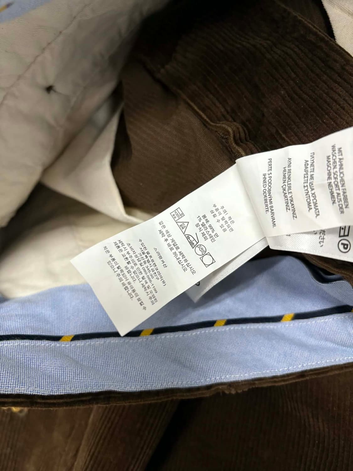 [34/32] 폴로 랄프로렌 신형 큐알 코듀로이 팬츠 스트레치 클래식핏 상품이미지7