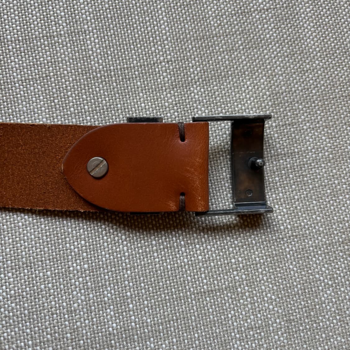 폴스미스(Paul Smith)의 카멜 브라운 레더 벨트 상품이미지10