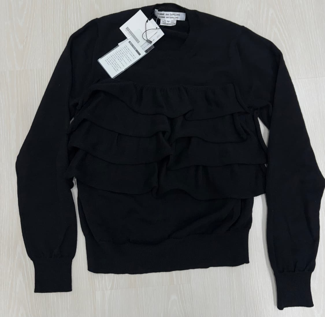 꼼데가르송 프릴 울 니트 상품이미지1