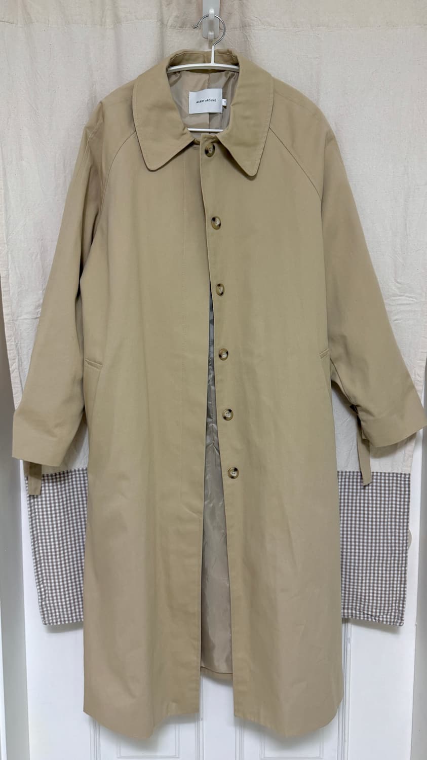 카멜 베이지 트렌치 코트 상품이미지1