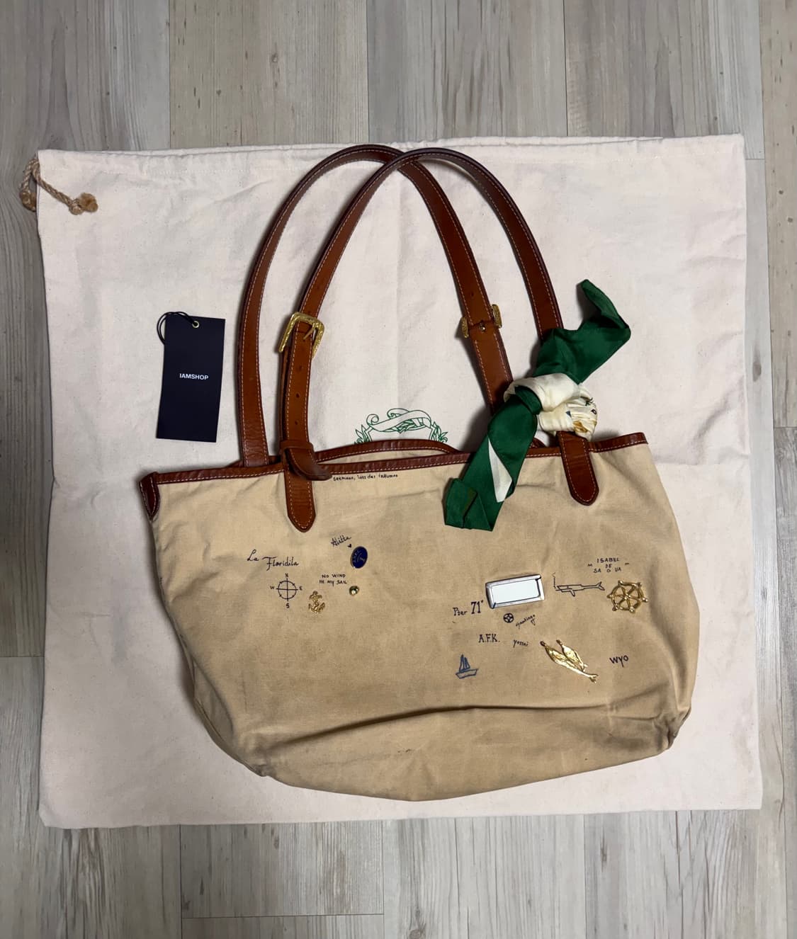 닉푸케(nickfouquet) Plage Tote 플레그 토트백 상품이미지5