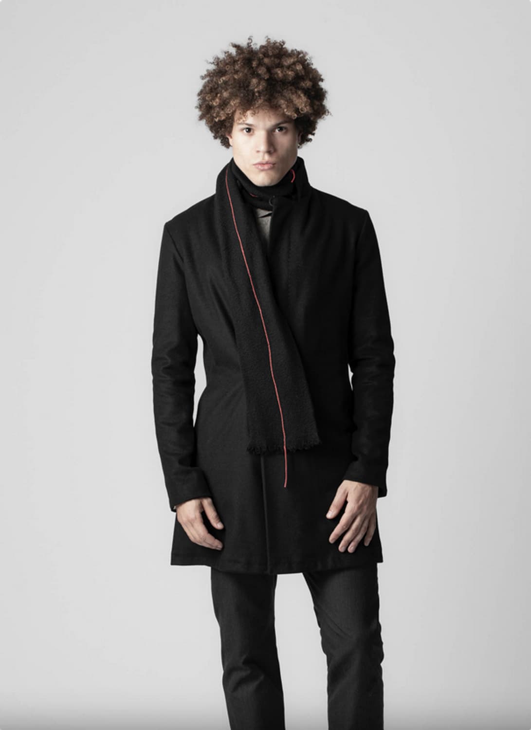 M.A+ Vertical Pockets Fitted Long Jacket 상품이미지5