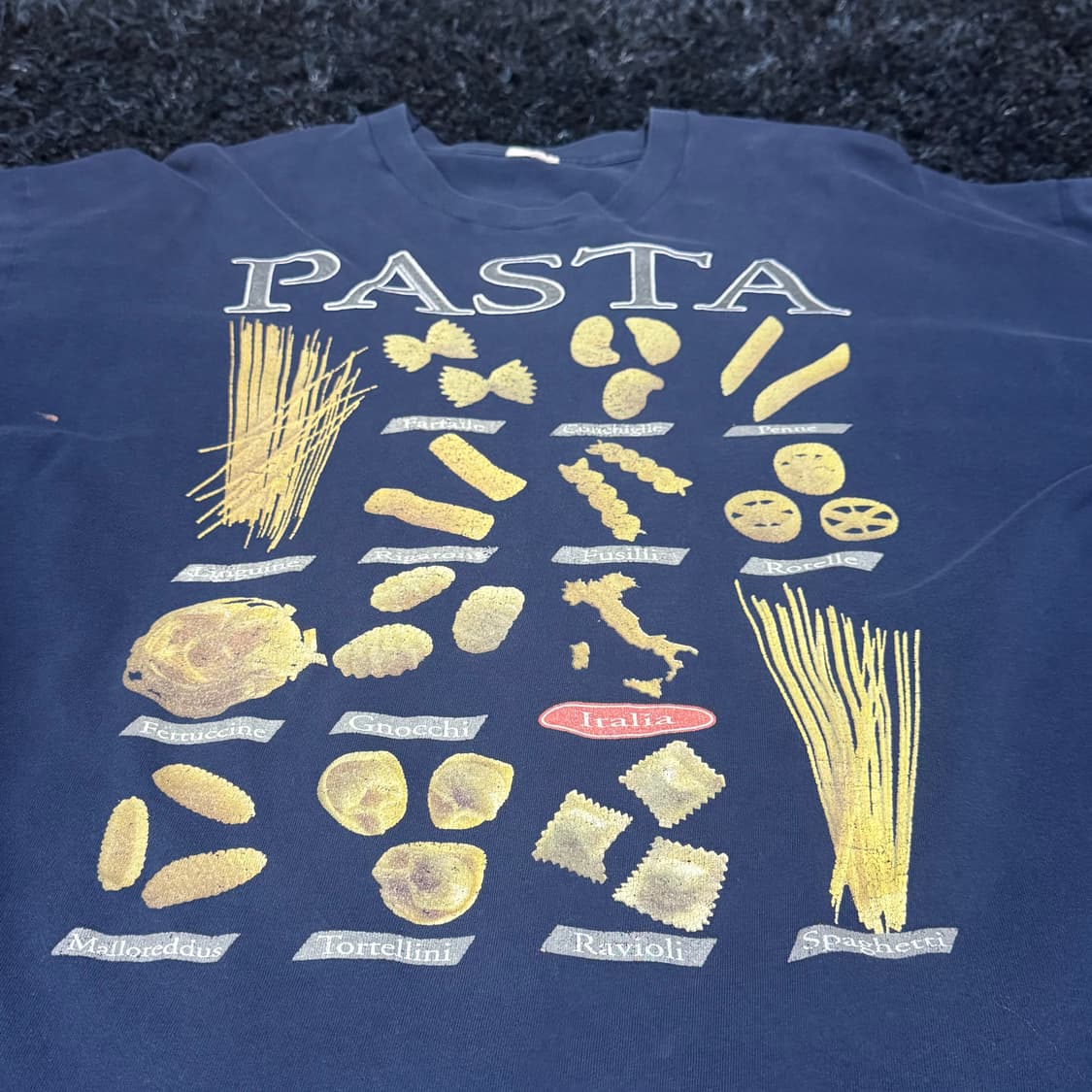 1998년도 italy pasta type t-shirt 상품이미지3