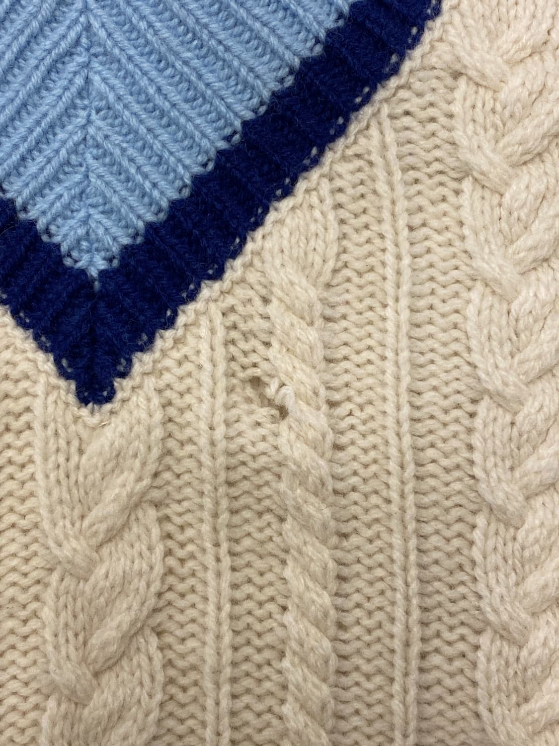 라코스테 브이넥 케이블 니트 (Man L) AA0978 상품이미지10