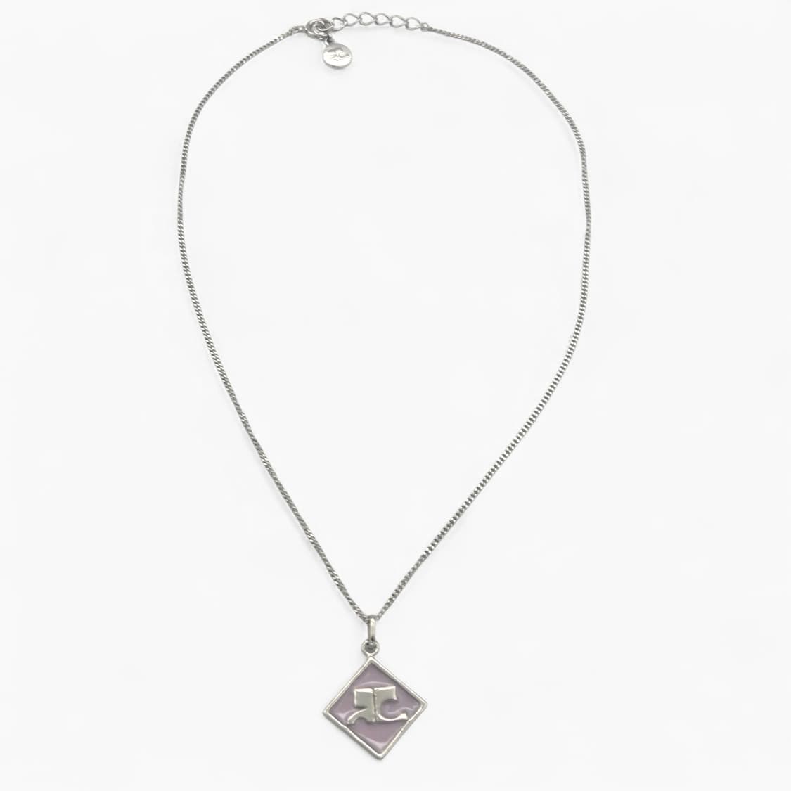 꾸레쥬 에폭시 로고 목걸이 상품이미지4