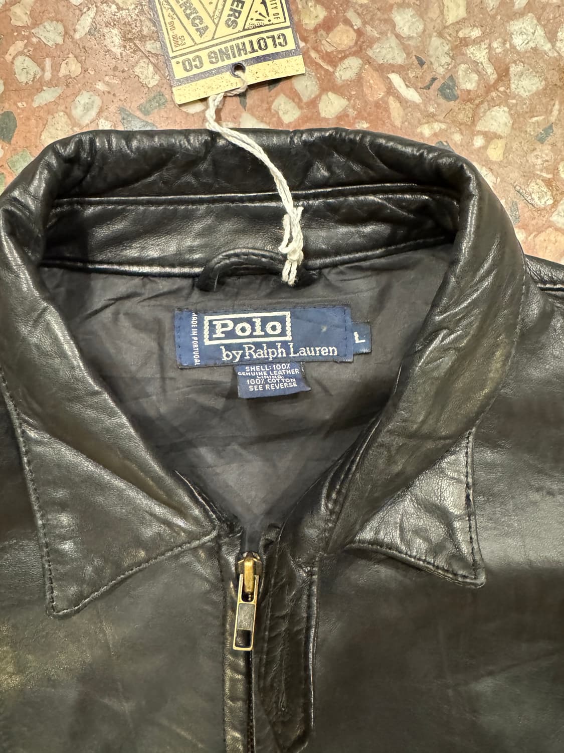 폴로 랄프로렌 맥스웰 레더 자켓 (L) 상품이미지6