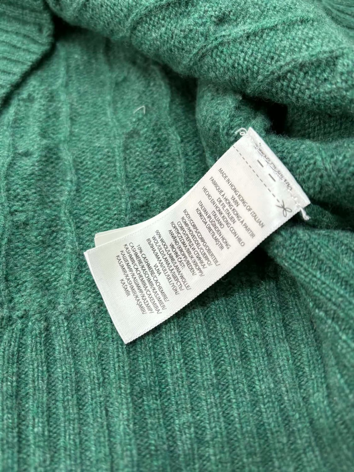 [M] 폴로 랄프로렌 울 캐시미어 케이블 니트 스웨터 상품이미지4