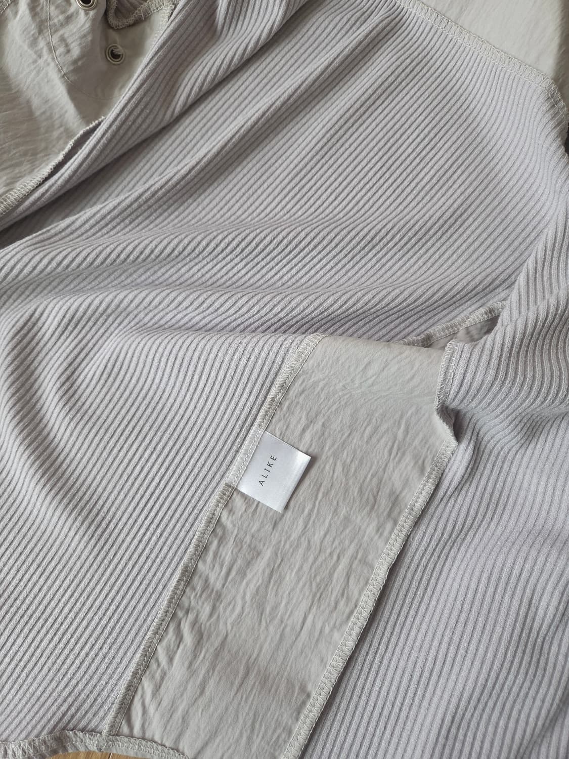 ALIKE 골지 버튼셔츠 상품이미지4