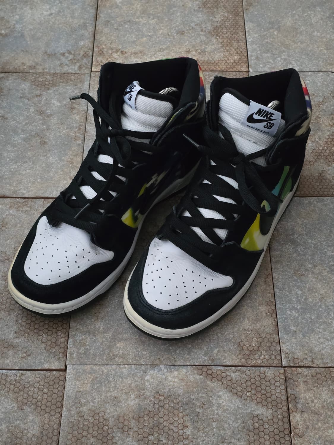 (270)나이키 sb 덩크 하이 프로 테스트 패턴 상품이미지1