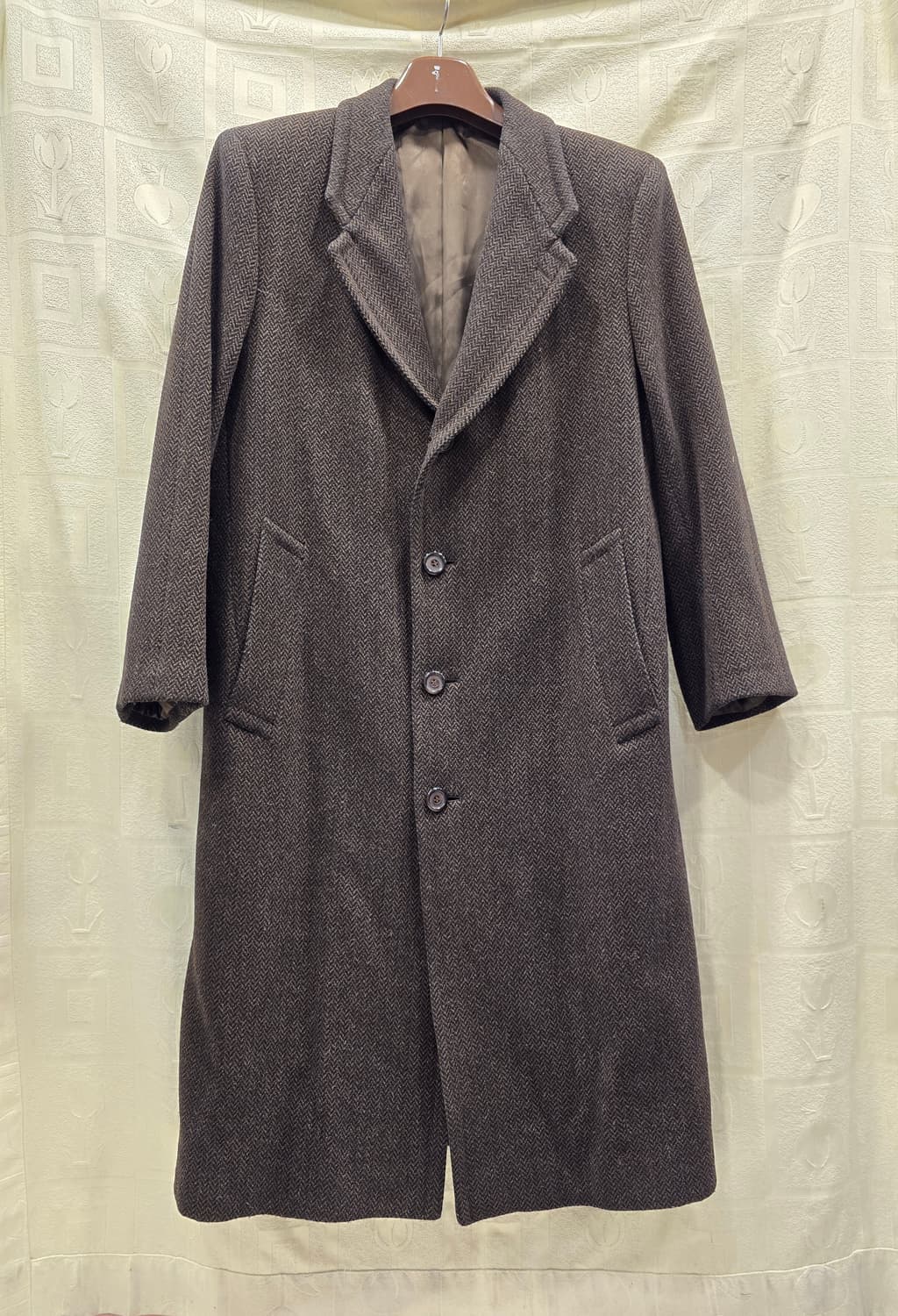 조르지오 아르마니 헤링본 울 코트 36사이즈 (90) 상품이미지1
