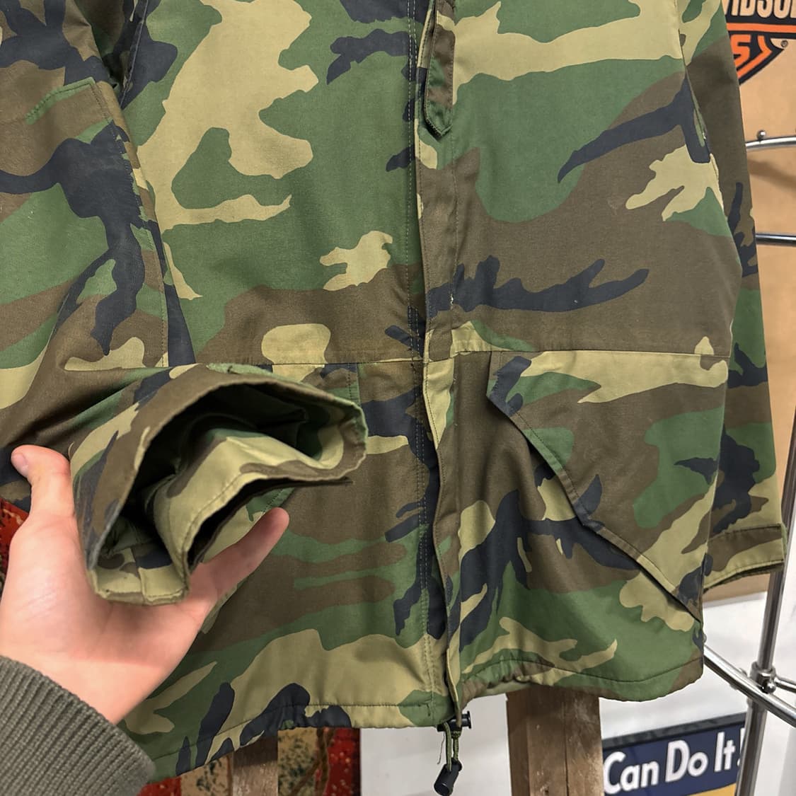 90s 오리지날 US ARMY ECWCS 고어텍스 파카 우드랜드 N490 상품이미지4