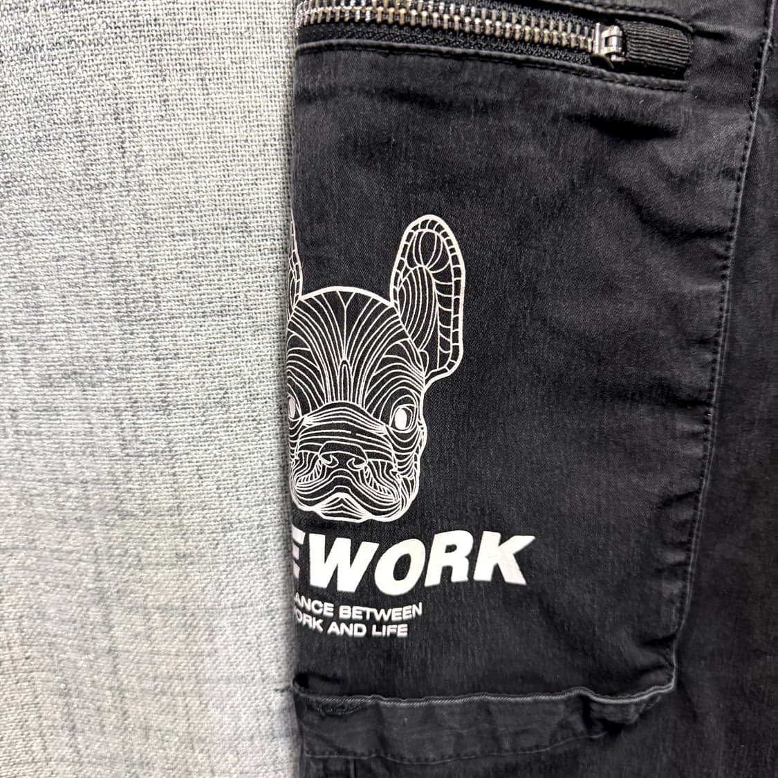 라이프워크 블랙 카고 조거팬츠  상품이미지4