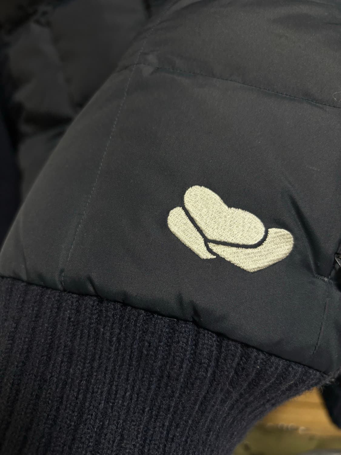 썬러브 패딩니트가디건 상품이미지5