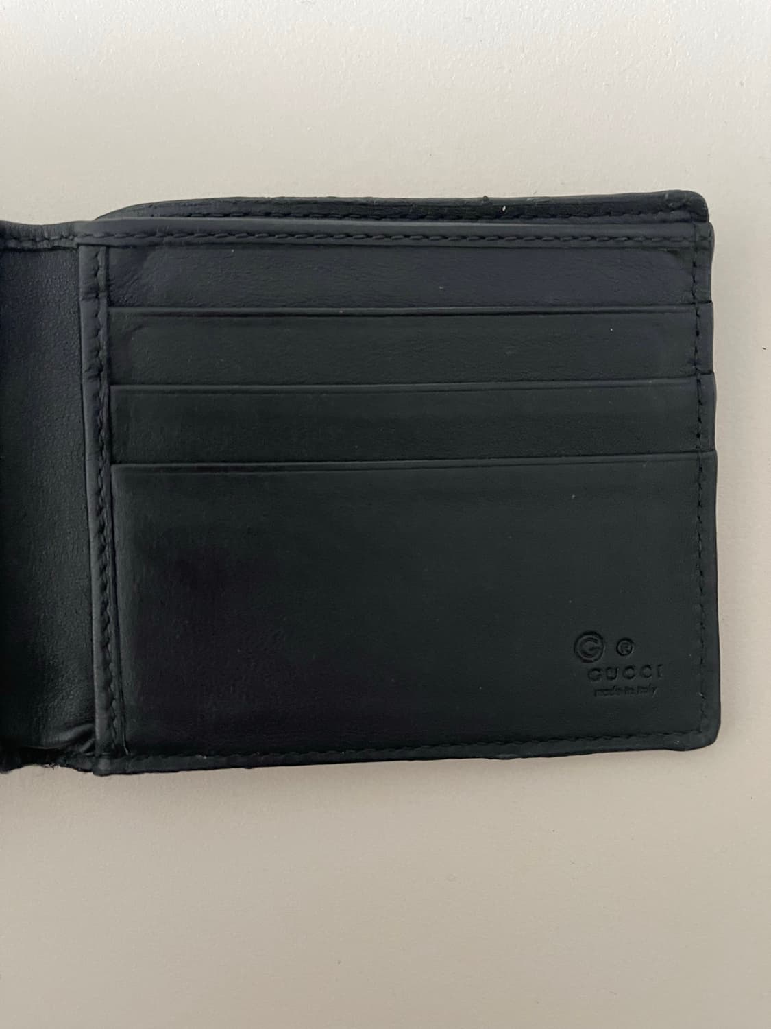 구찌 마이크로시마 반지갑 블랙 상품이미지2