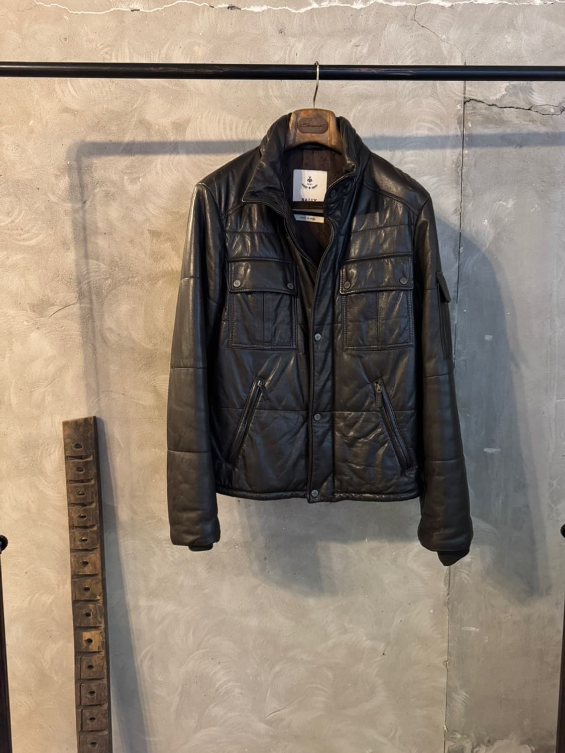 BALLY 발리 램스킨 레더 필드 자켓 100 상품이미지9