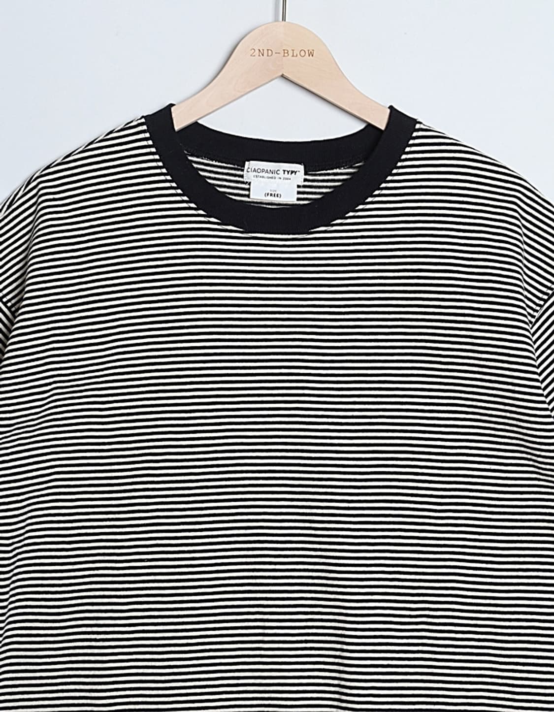 CIAOPANIC TYPY Oversized Stripe T-Shirts 상품이미지2