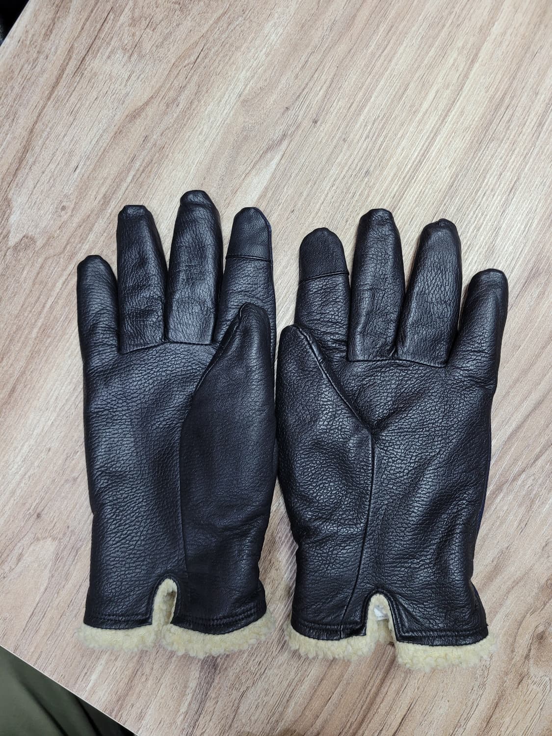 GAP 갭 데님 가죽 털 안감 장갑 (미사용) 상품이미지2