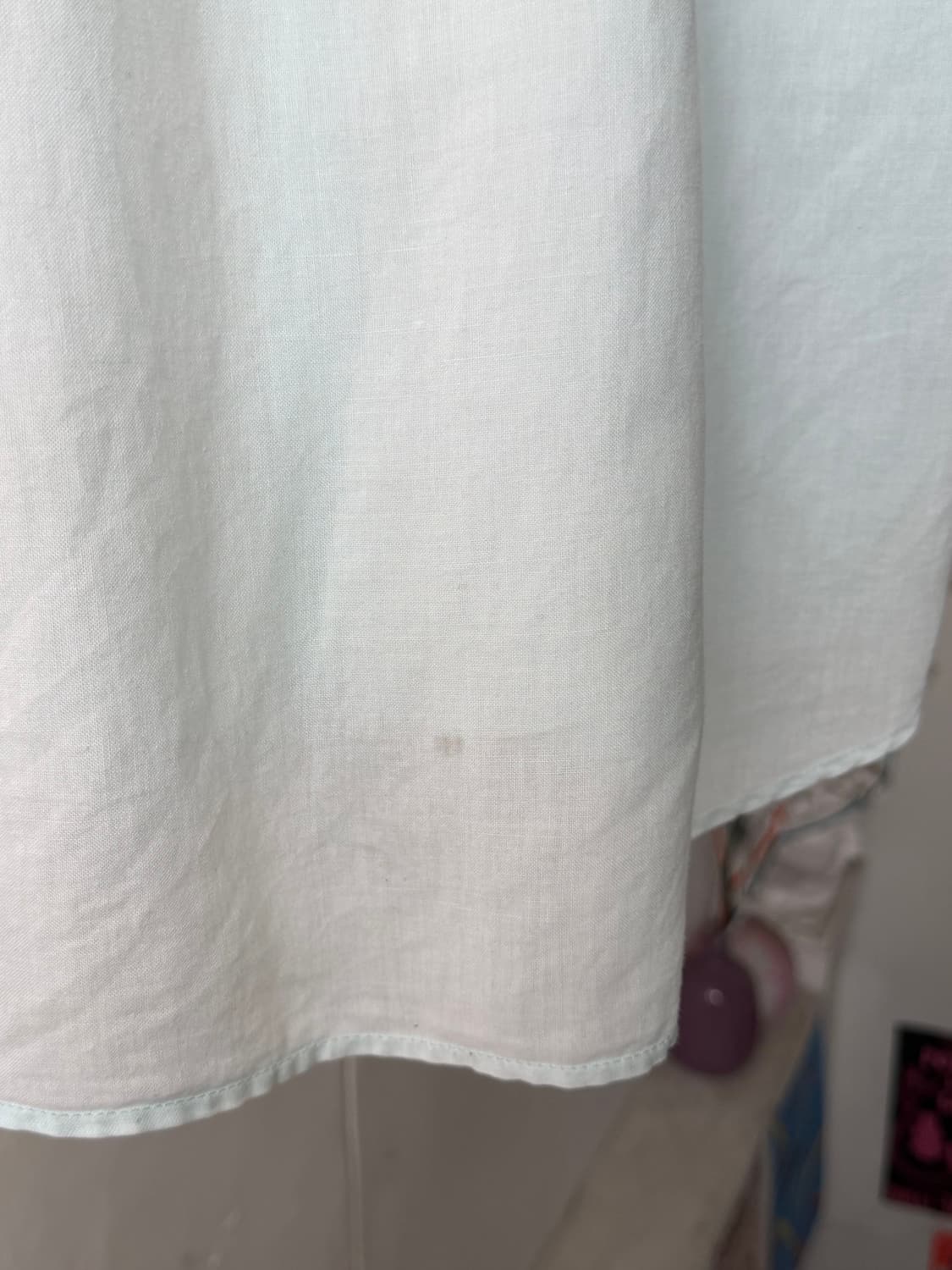 쿨민트 9부 리넨 셔츠 상품이미지8