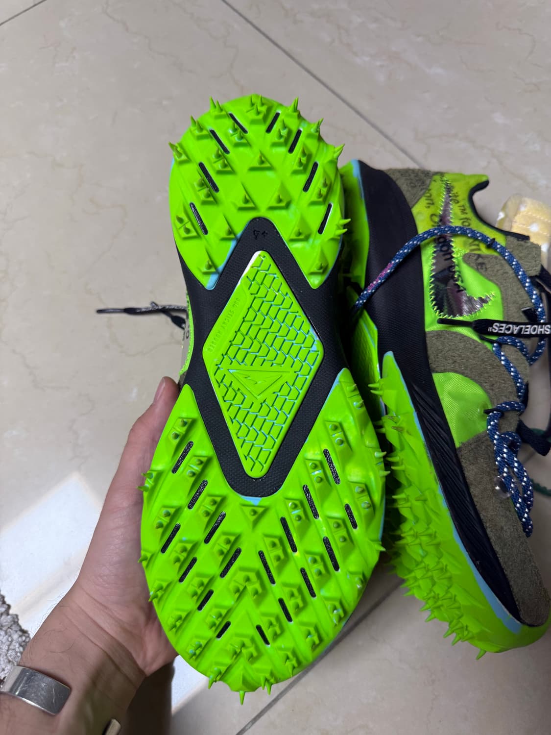 나이키 오프화이트 줌 테라 카이거 그린 295 상품이미지4