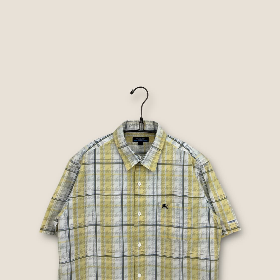 버버리 로고 체크패턴 반팔셔츠 상품이미지3