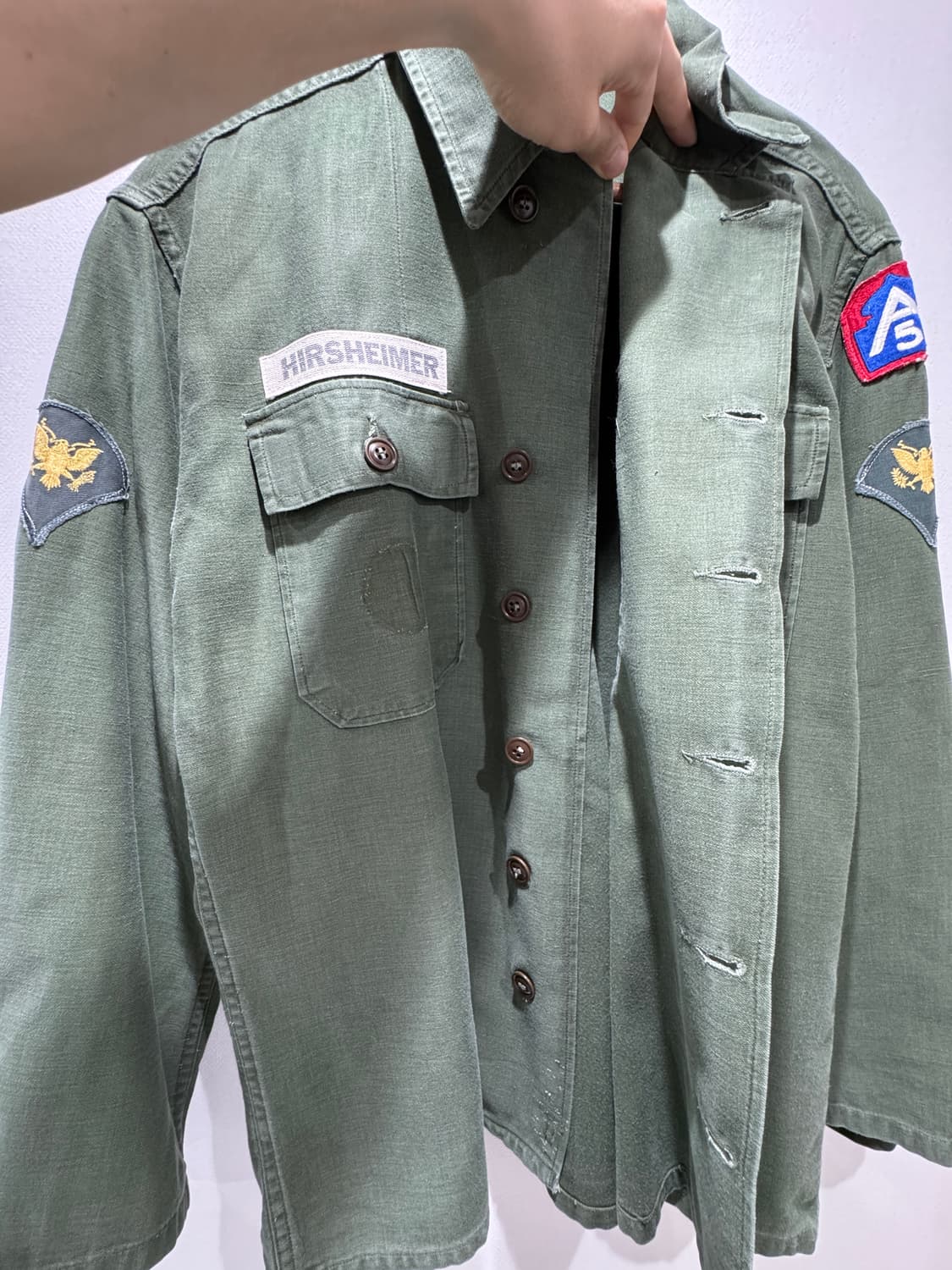 US Army 1세대 OG 107 셔츠 상품이미지4