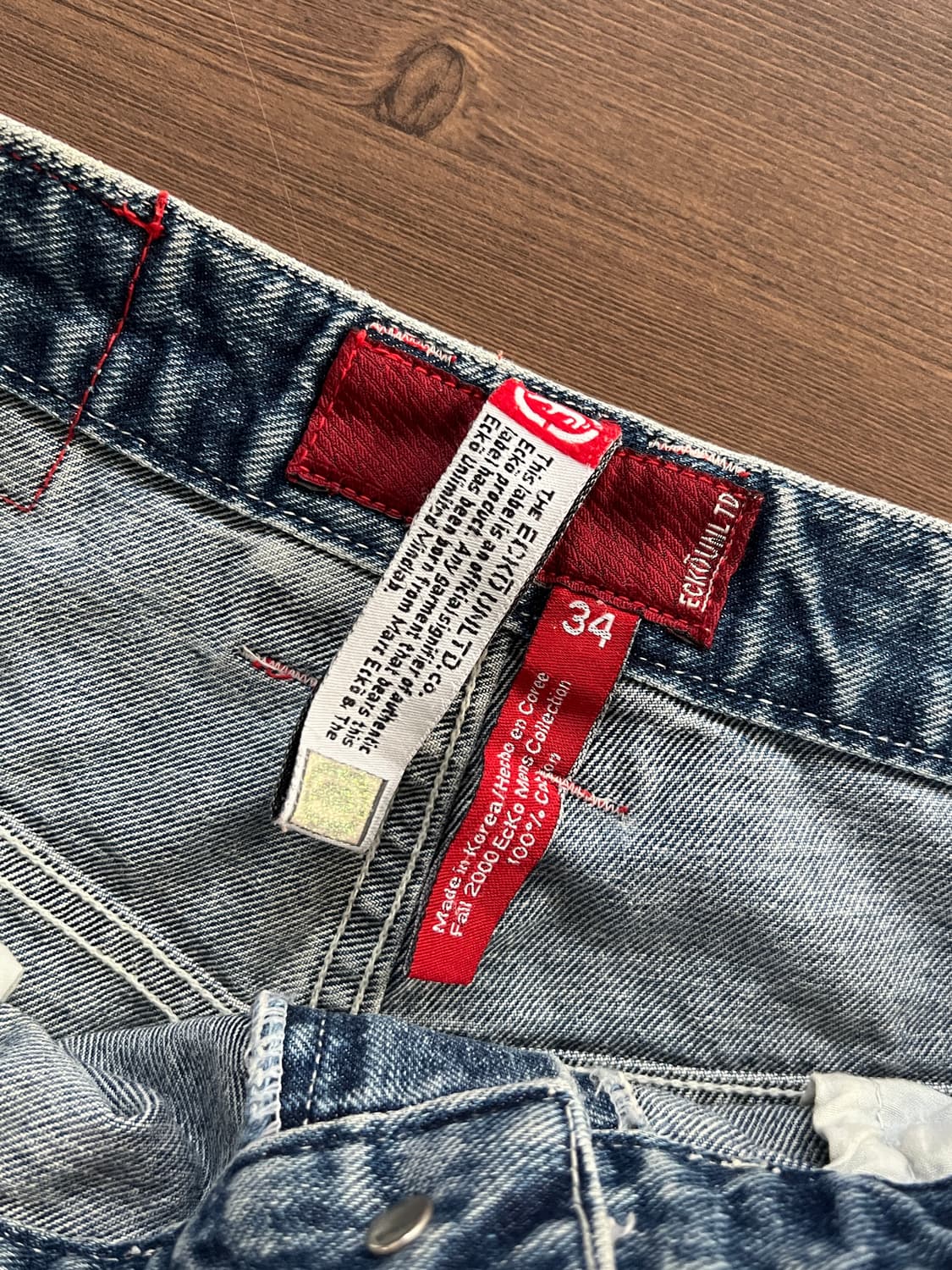 Ecko 에코 언리미티드 빈티지 버뮤다 데님 하프 팬츠 상품이미지7