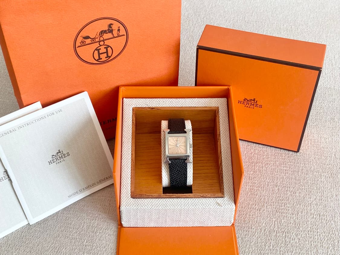 에르메스 H아워 1.210 인디핑크 여성용 쿼츠 PM 사이즈 상품이미지2