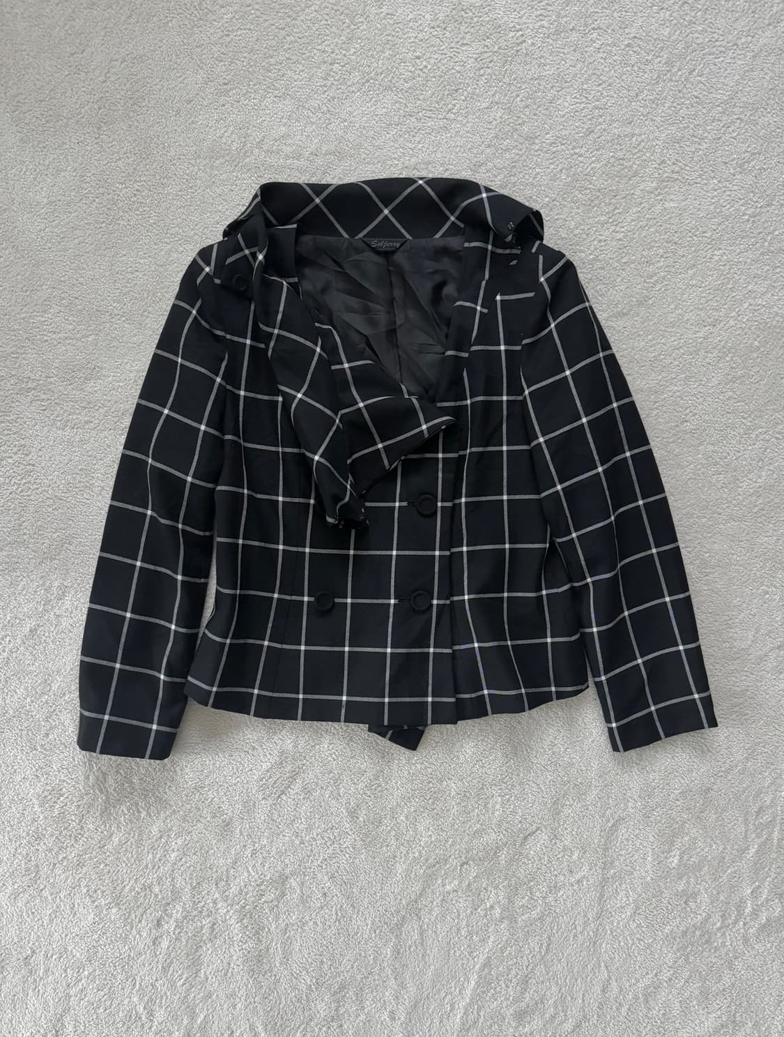 체크 블라우스  상품이미지2