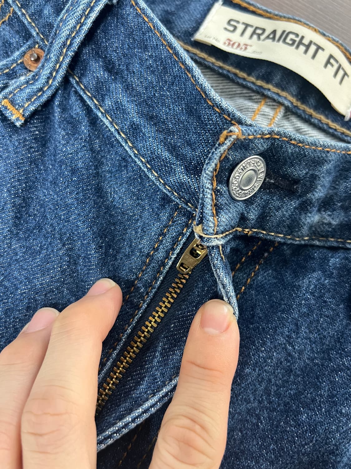 00s Levis 리바이스 505 스트레이트 핏 데님 팬츠 상품이미지5