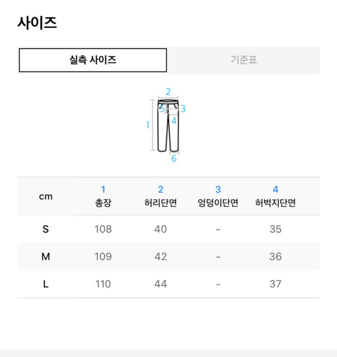 쿠어 다이애그널 포켓 팬츠 M 상품이미지7