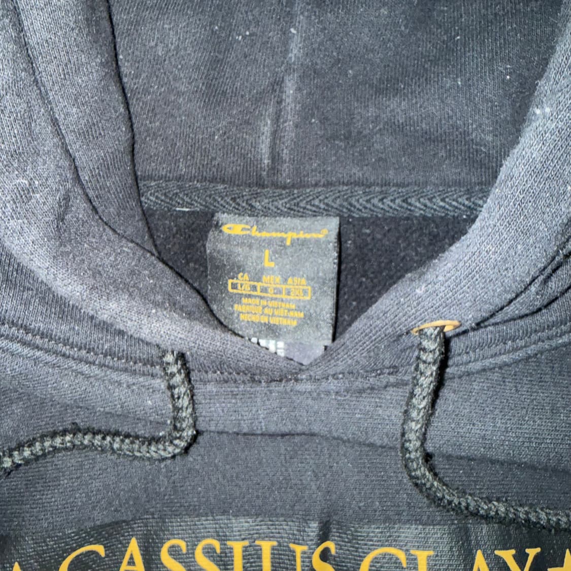 챔피온 X 무하마드 알리 후드 블랙 상품이미지6